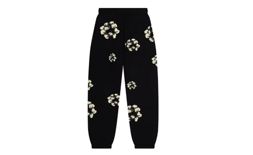 Bstsneaker-Denim Tears x CPFM Cactus Tears Wreath Sweatpants Black