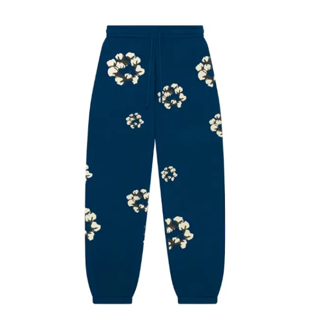 Bstsneaker-Denim Tears x CPFM Cactus Tears Wreath Sweatpants Navy
