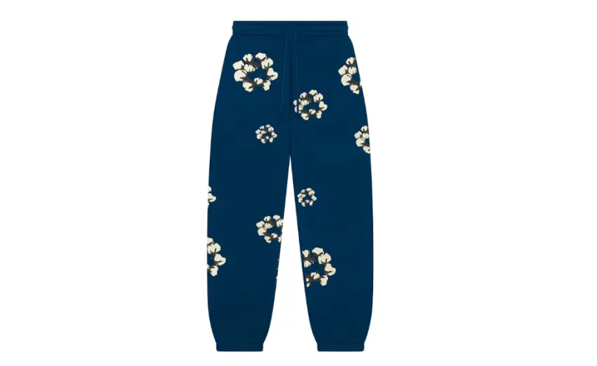 Bstsneaker-Denim Tears x CPFM Cactus Tears Wreath Sweatpants Navy