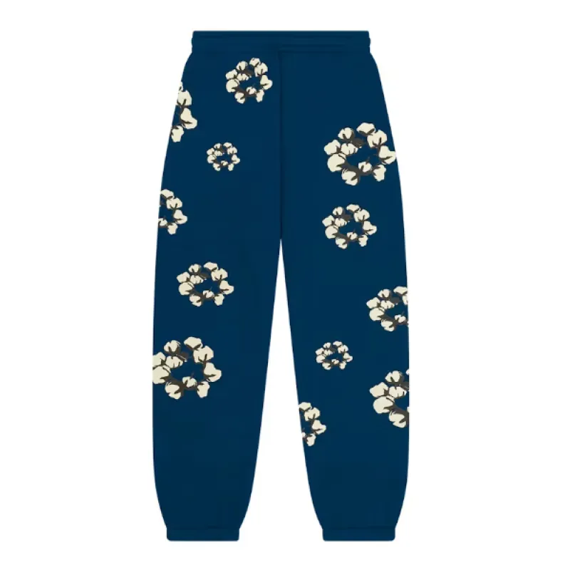 Bstsneaker-Denim Tears x CPFM Cactus Tears Wreath Sweatpants Navy
