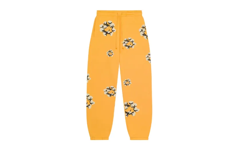Bstsneaker-Denim Tears x CPFM Cactus Tears Wreath Sweatpants Yellow
