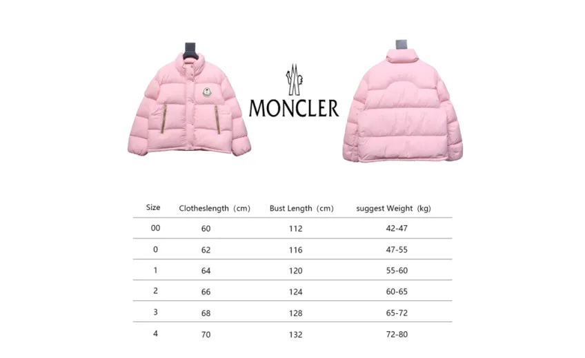 Bstsneaker-Moncler Antora short stand collar down jacket Pink