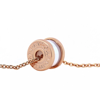 Bstsneaker-Bulgari white ceramic necklace mini 150 02