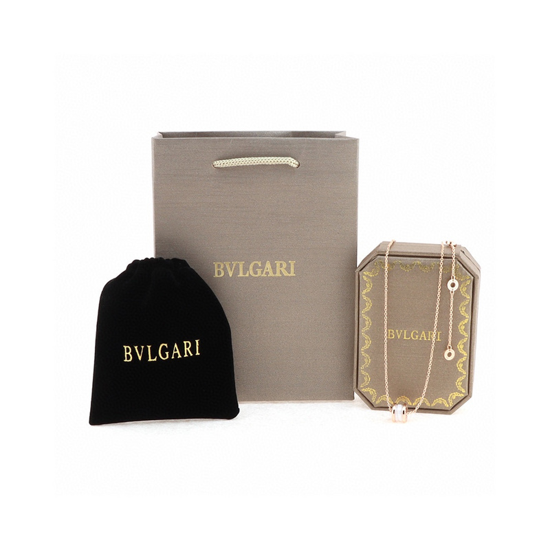 Bstsneaker-Bulgari white ceramic necklace mini 150