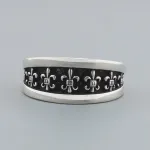 Chrome Hearts Asymmetric Scout Flower Ring 140