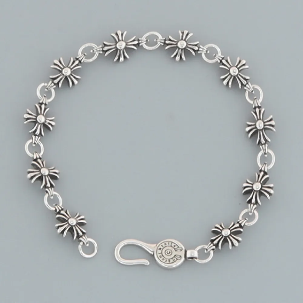 Chrome Hearts Nine Section Cross Bracelet 170
