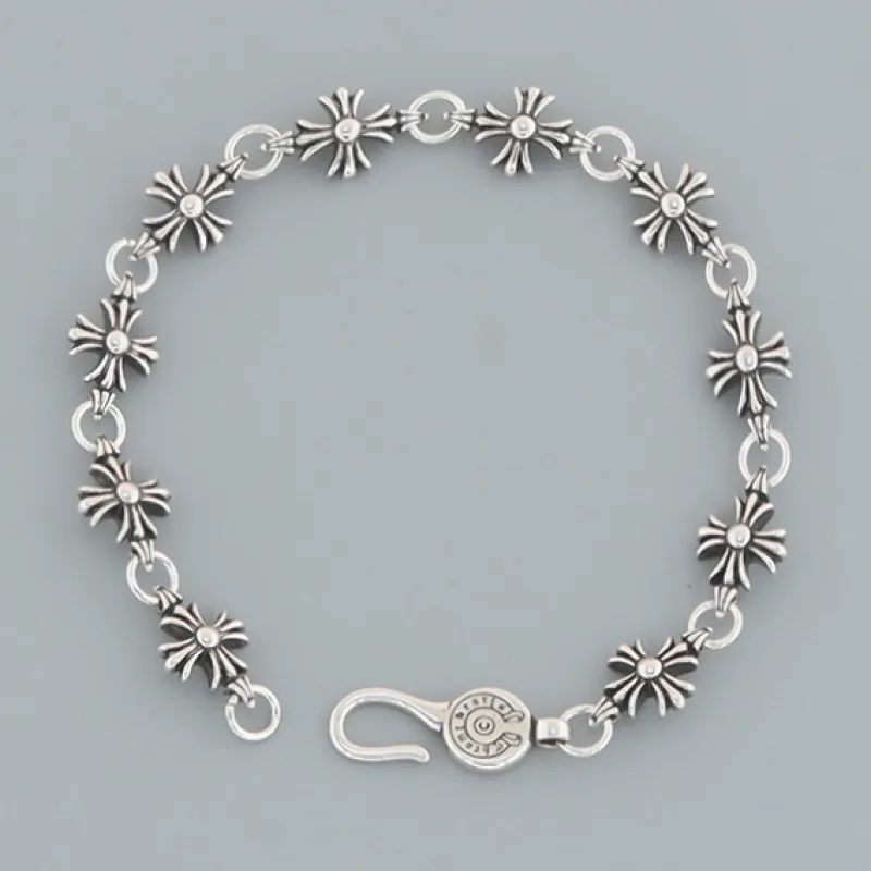 Chrome Hearts Nine Section Cross Bracelet 170