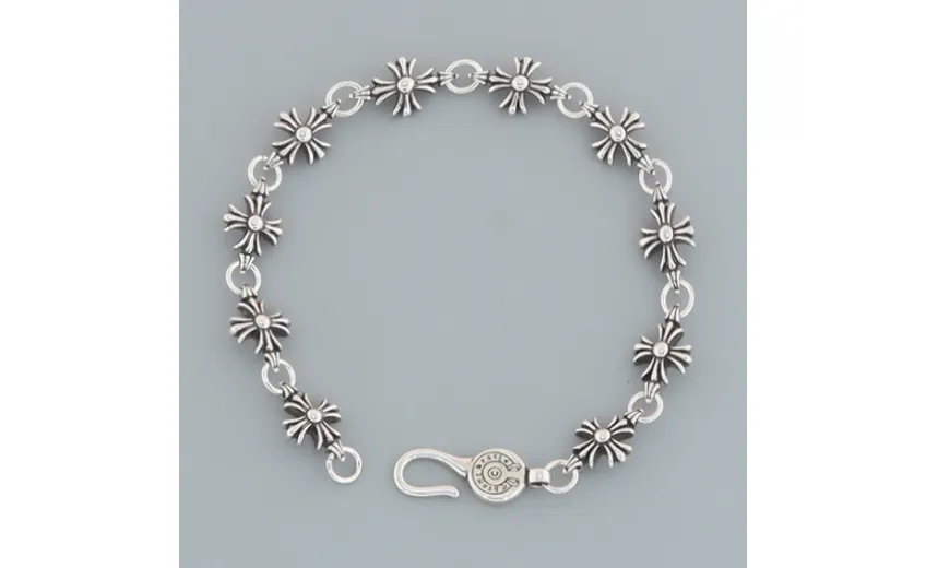 Chrome Hearts Nine Section Cross Bracelet 170