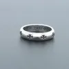 Bstsneaker-Chrome Heart Depressed Cross Hoop Ring 140