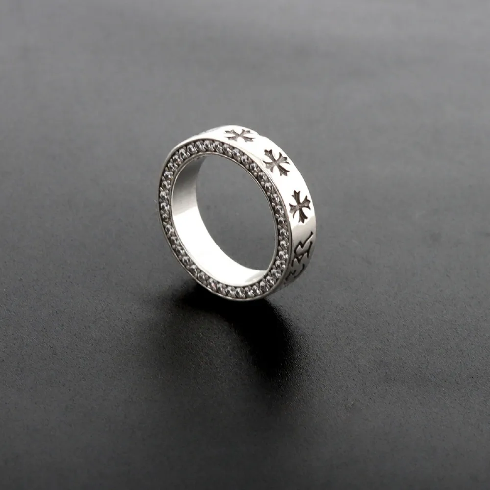 Chrome Hearts Diamond Eternity Ring 140