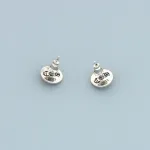 Chrome Hearts Round Logo Earrings 150