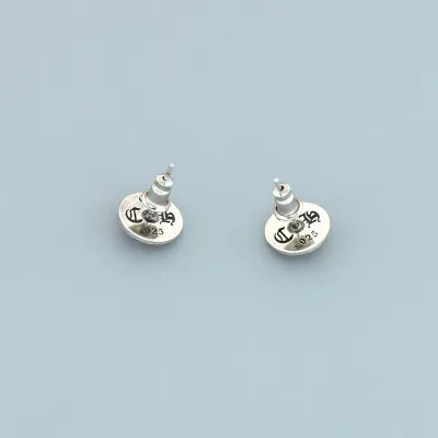 Chrome Hearts Round Logo Earrings 150 02