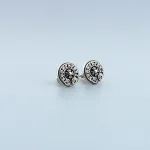 Chrome Hearts Round Logo Earrings 150