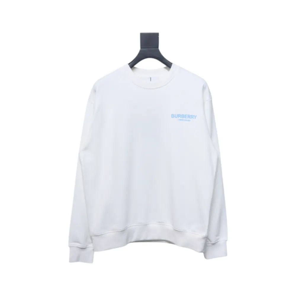 Bstsneaker-Burberry 24Fw blue bear print crew neck sweatshirt white 190