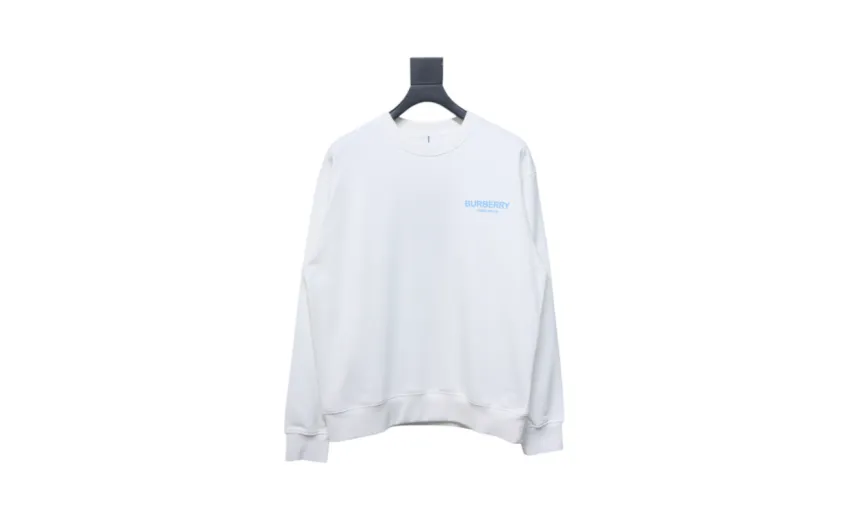 Bstsneaker-Burberry 24Fw blue bear print crew neck sweatshirt white 190