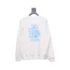 Bstsneaker-Burberry 24Fw blue bear print crew neck sweatshirt white 190