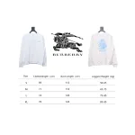 Bstsneaker-Burberry 24Fw blue bear print crew neck sweatshirt white 190