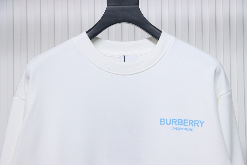 Bstsneaker-Burberry 24Fw blue bear print crew neck sweatshirt white 190