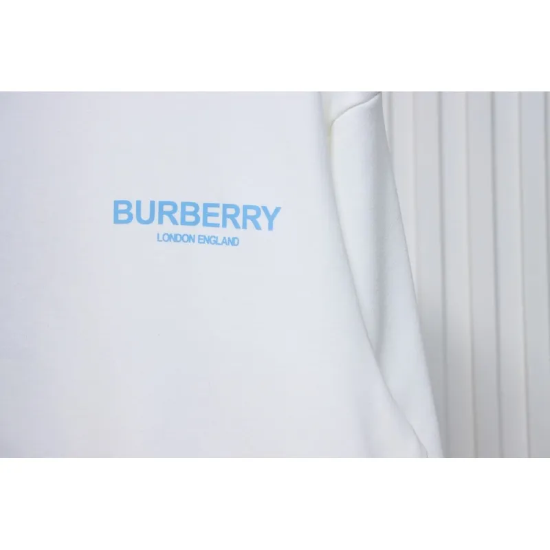 Bstsneaker-Burberry 24Fw blue bear print crew neck sweatshirt white 190