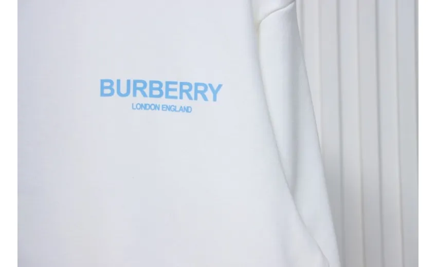 Bstsneaker-Burberry 24Fw blue bear print crew neck sweatshirt white 190