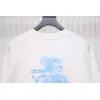 Bstsneaker-Burberry 24Fw blue bear print crew neck sweatshirt white 190