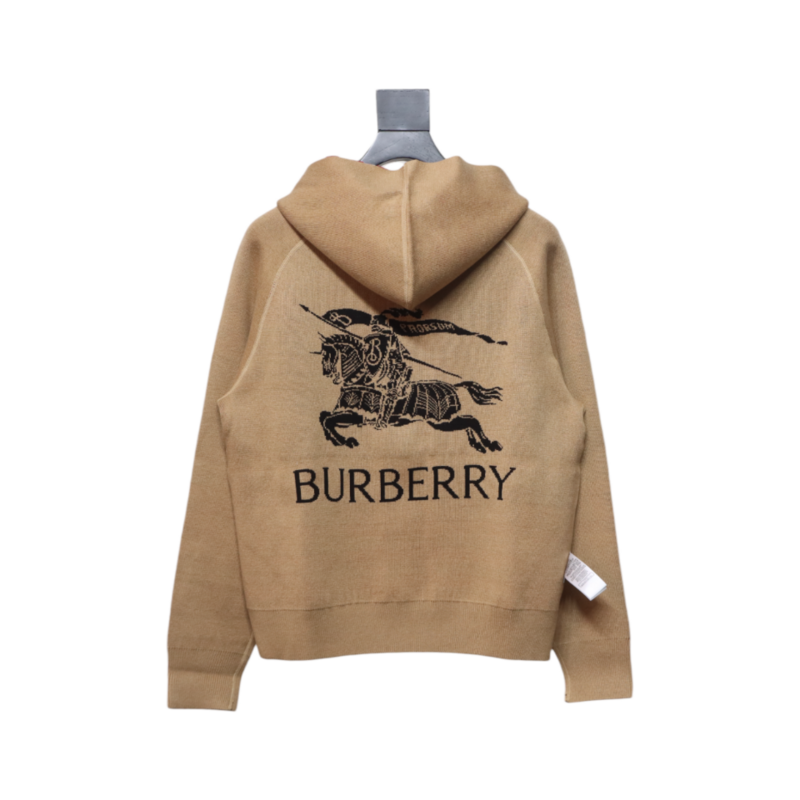 Bstsneaker-Burberry 24Fw Warhorse Check Reversible Hooded Jacket 400