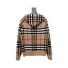 Bstsneaker-Burberry 24Fw Warhorse Check Reversible Hooded Jacket 400