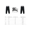 Bstsneaker-Burberry 3D embroidered logo sports casual sweatpants black 250