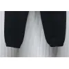 Bstsneaker-Burberry 3D embroidered logo sports casual sweatpants black 250