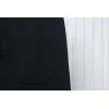 Bstsneaker-Burberry 3D embroidered logo sports casual sweatpants black 250