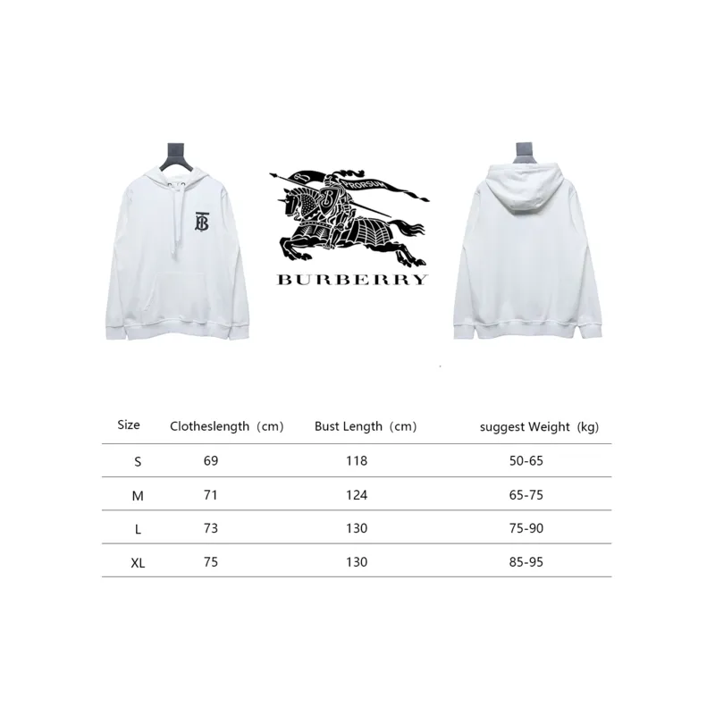 Bstsneaker-Burberry Classic TB Laminated Hoodie white 230