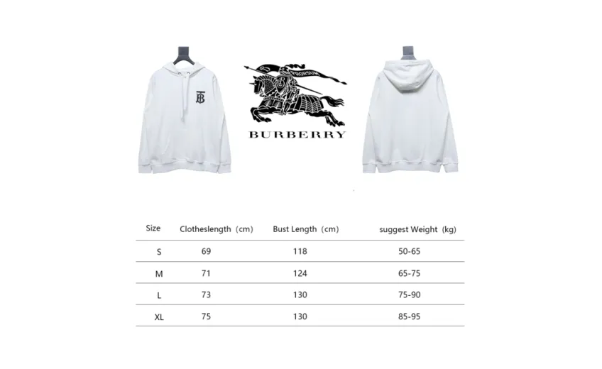 Bstsneaker-Burberry Classic TB Laminated Hoodie white 230