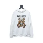 Bstsneaker-Burberry Embroidered Teddy Bear Hoodie white 230