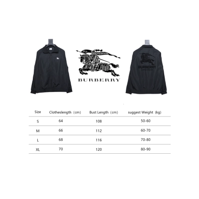 Bstsneaker-Burberry flocked back horse jacket black 270 02