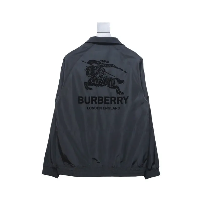 Burberry flocked back horse jacket black 270