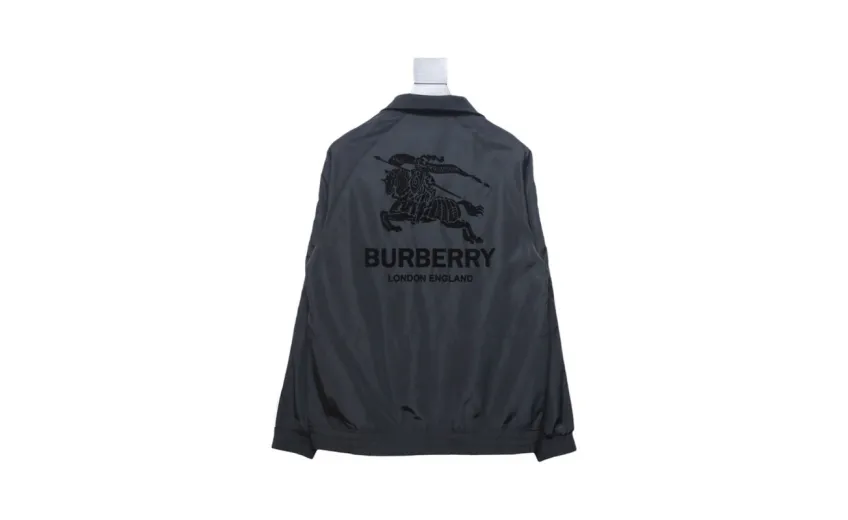 Burberry flocked back horse jacket black 270