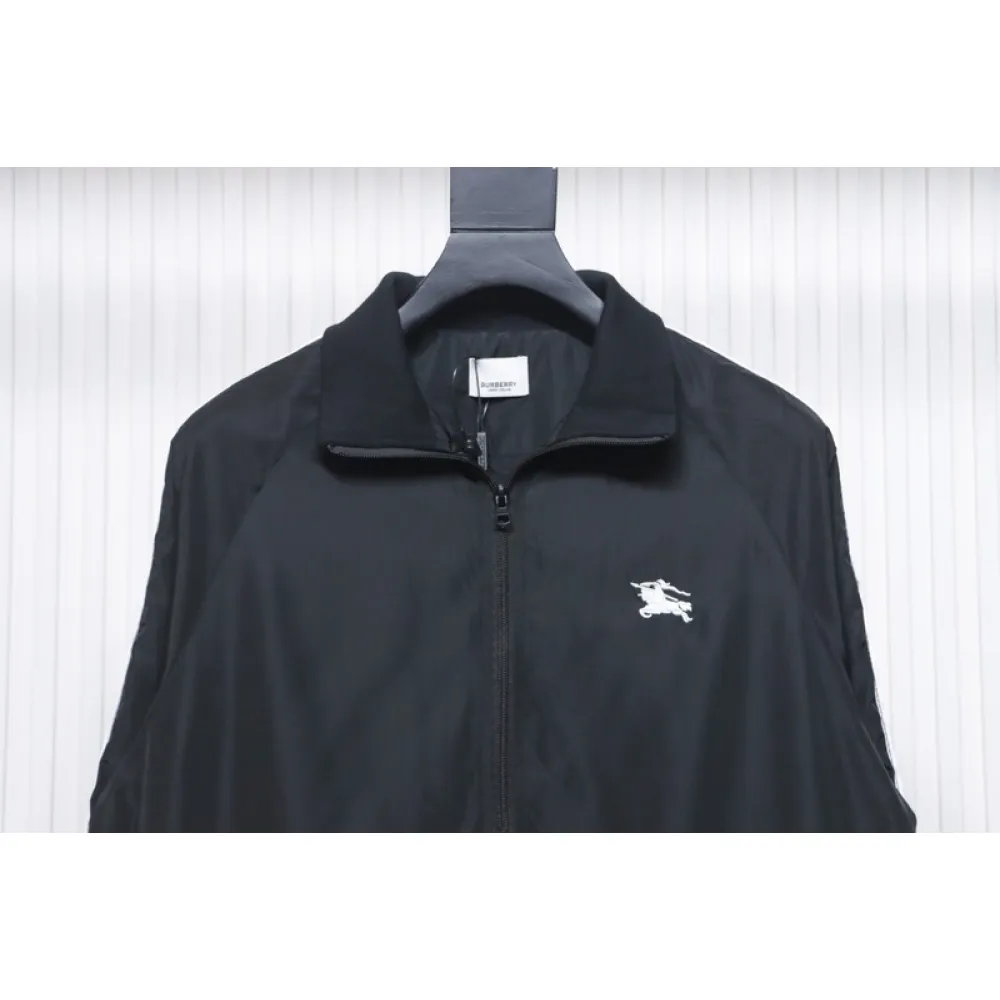 Burberry flocked back horse jacket black 270