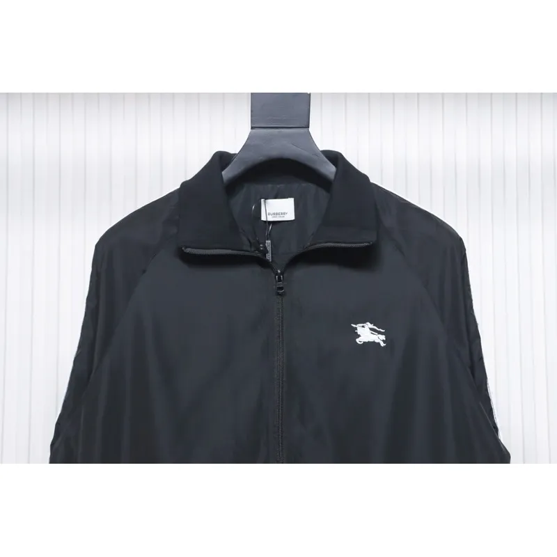Burberry flocked back horse jacket black 270