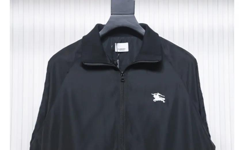 Burberry flocked back horse jacket black 270