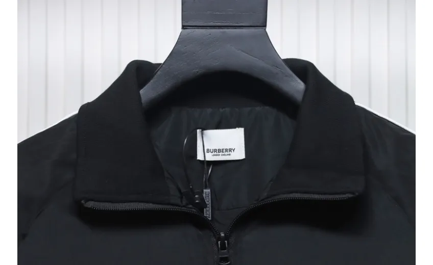 Burberry flocked back horse jacket black 270