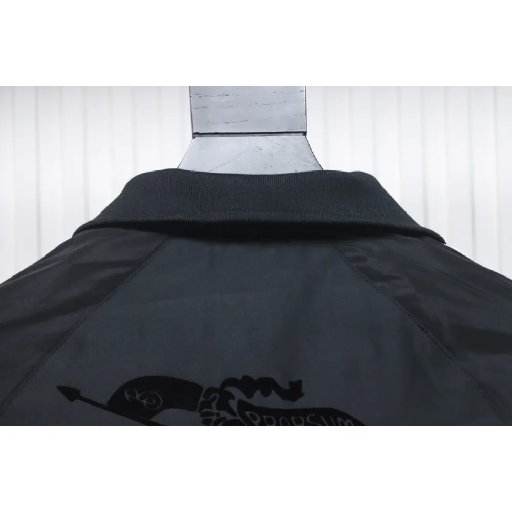 Burberry flocked back horse jacket black 270