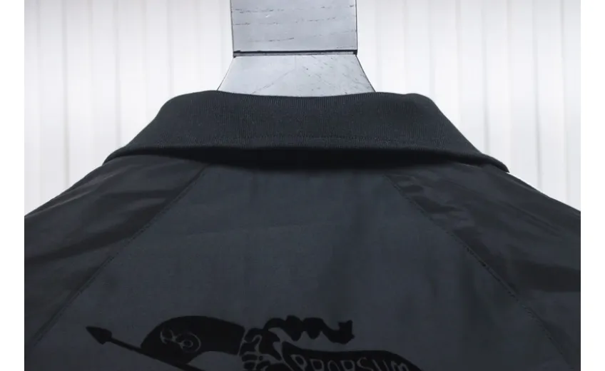 Burberry flocked back horse jacket black 270