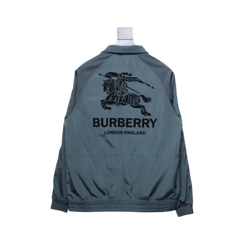 Bstsneaker-Burberry flocked back horse jacket green 270