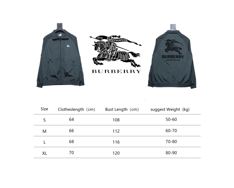 Bstsneaker-Burberry flocked back horse jacket green 270