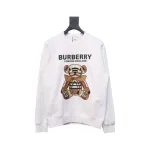 Bstsneaker-Burberry Teddy Bear Embroidered Crewneck Sweatshirt white 210