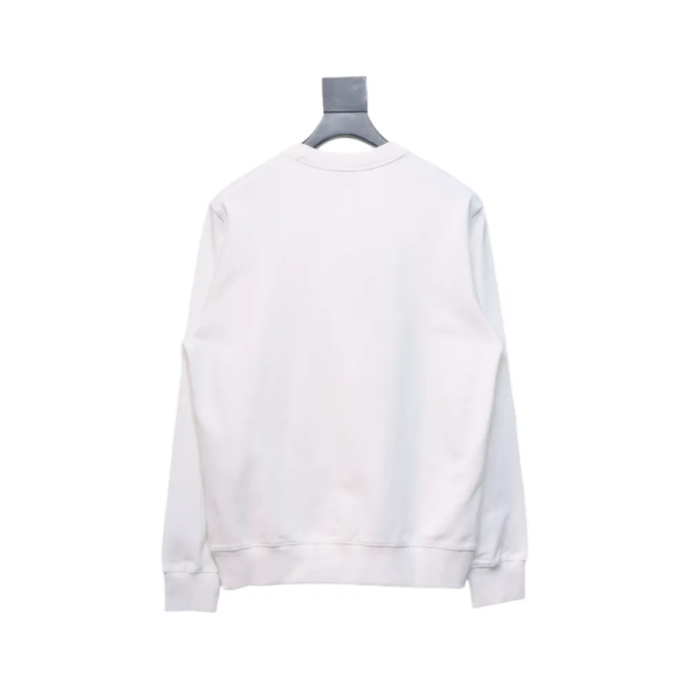 Bstsneaker-Burberry Teddy Bear Embroidered Crewneck Sweatshirt white 210