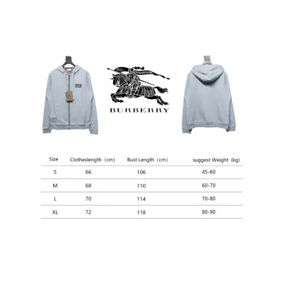 Bstsneaker-Burberry 21Fw Check hooded jacket with silicone logo lining grey 280 02