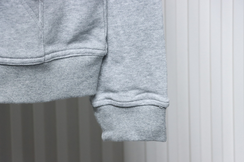 Bstsneaker-Burberry 21Fw Check hooded jacket with silicone logo lining grey 280