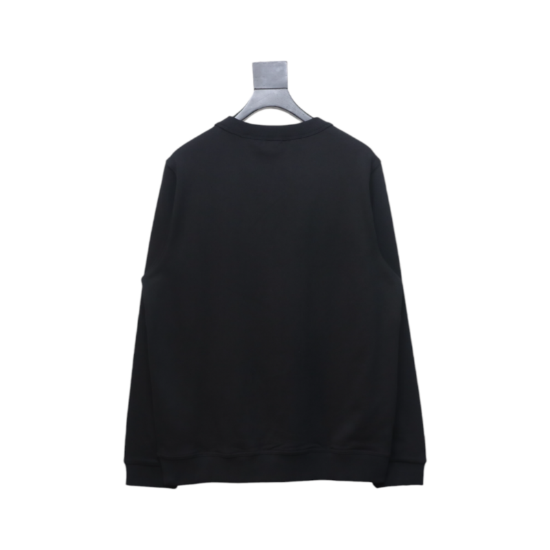 Bstsneaker-Burberry Teddy Bear Embroidered Crewneck Sweatshirt black 210