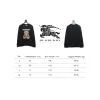 Bstsneaker-Burberry Teddy Bear Embroidered Crewneck Sweatshirt black 210